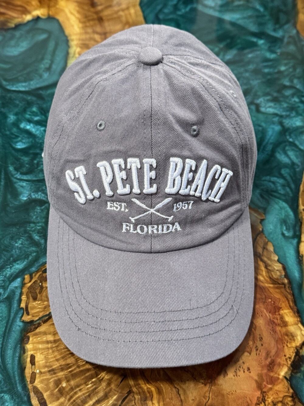 St. Pete Beach Florida Embroidered Adjustable Baseball Cap